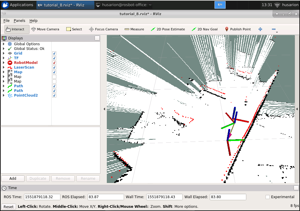 RoboMaker exploration screenshot
