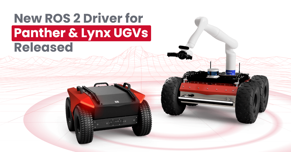 Husarion UGV ROS 2 driver released