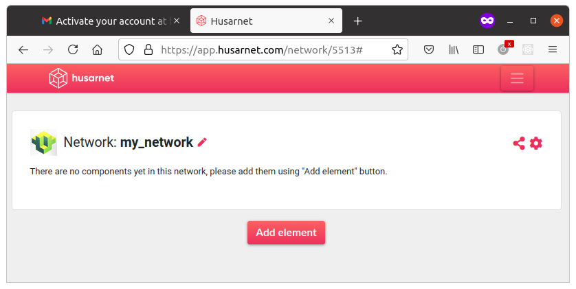 Husarnet network view