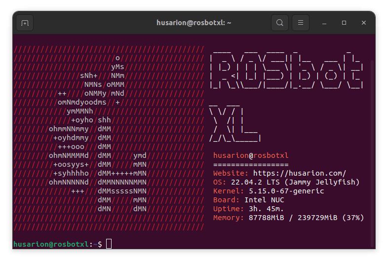 ROSbot XL ssh shell over Husarnet VPN