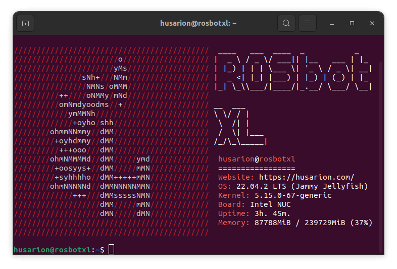 ROSbot XL ssh shell over Husarnet VPN