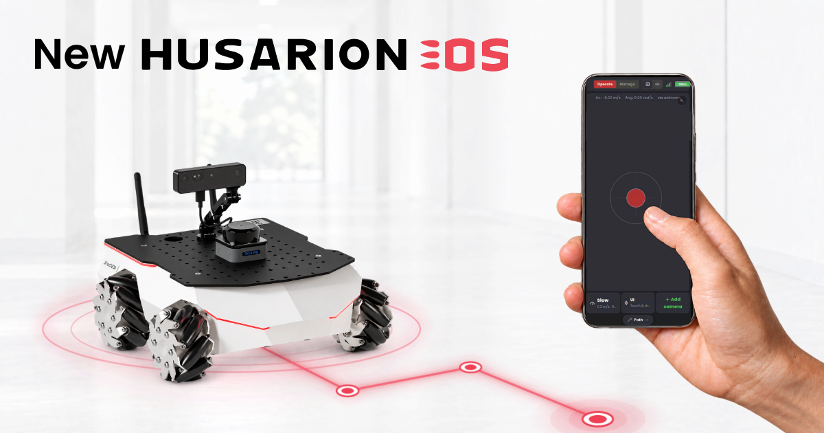 Husarion OS release title image