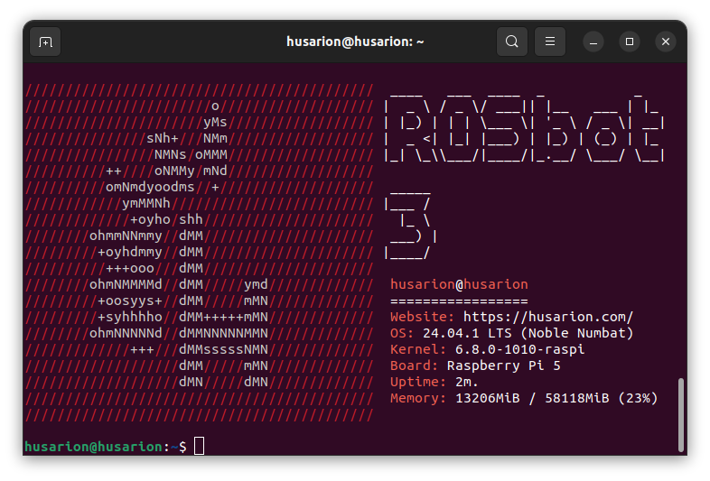 ROSbot 3 terminal