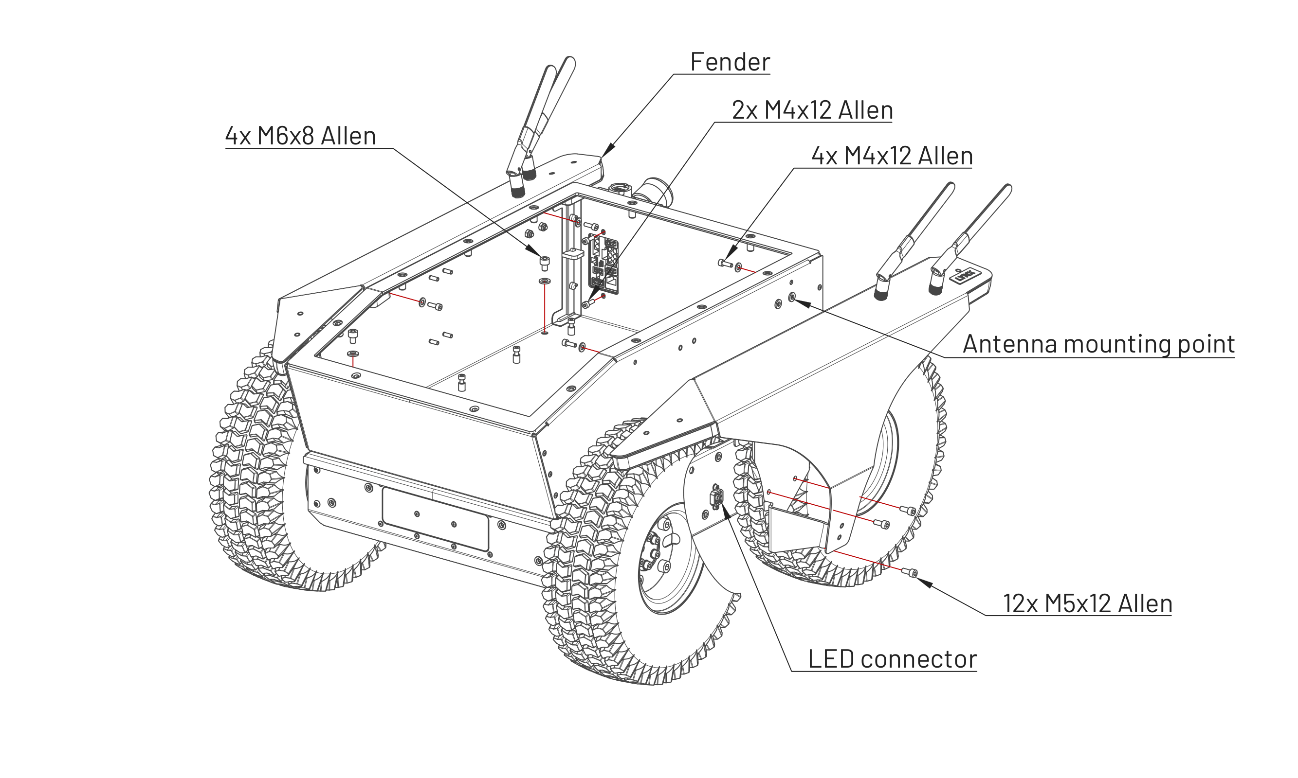 Detaching the User Compartment from robot